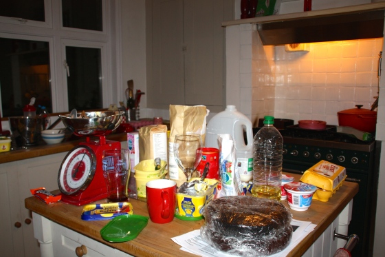 My poor kitchen!